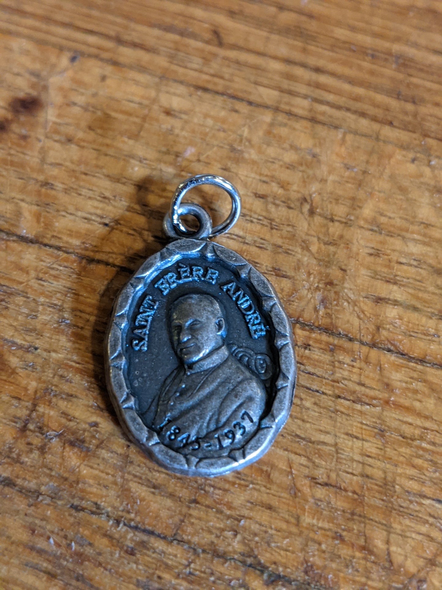 Blessed + Dressed Saint Frere Andre Medal Prepared in Holy Oil